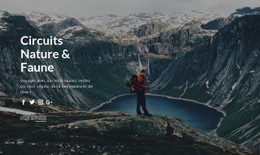 Visites De La Faune Et Excursions Dans La Nature Modèle HTML5 Et CSS3