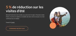 Visites D'Été - Modèle Gratuit