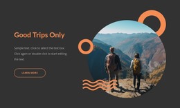 Site Template For Good Trips Only