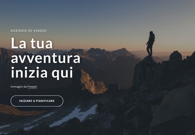 Viaggio unico intorno al mondo Progettazione di siti web