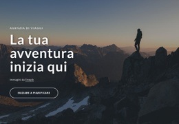 Viaggio Unico Intorno Al Mondo Modello Reattivo HTML5