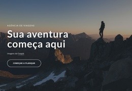 Modelo HTML5 Impressionante Para Viagem Única Ao Redor Do Mundo