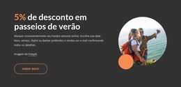 Passeios De Verão - Tema WordPress Premium