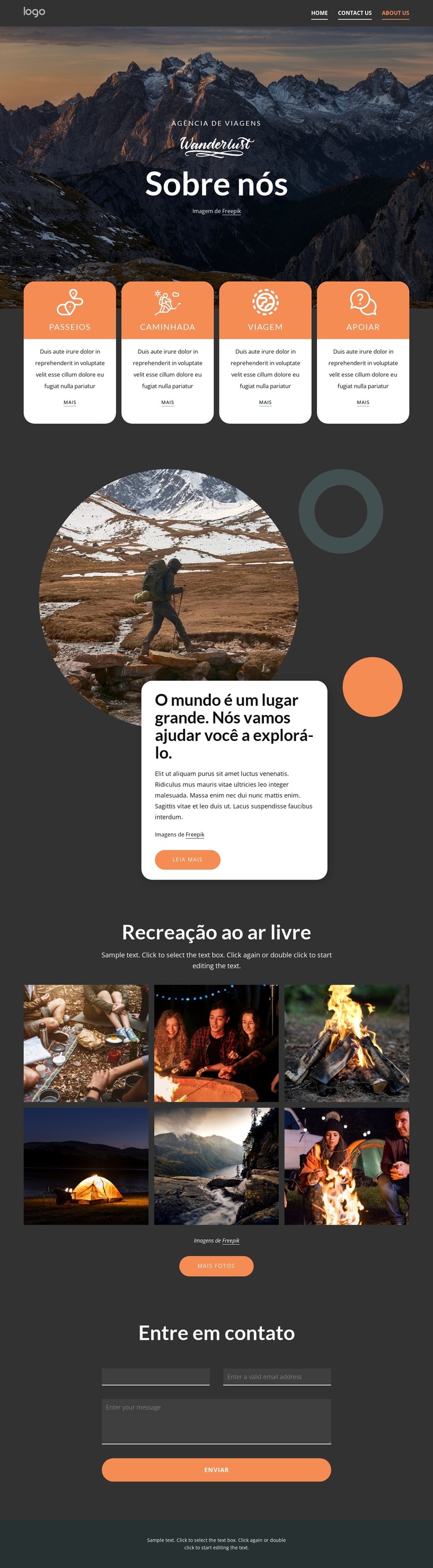 Tornando a viagem mais fácil e maravilhosa Tema WordPress