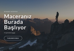 Dünya Çapında Benzersiz Gezi - Özel Web Sitesi Tasarımı