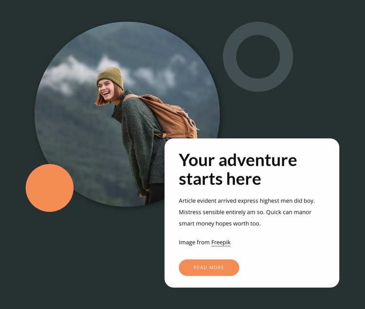 ​Let us help you dream and plan your ideal trips eCommerce Template