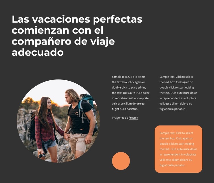 Tus vacaciones perfectas Plantilla Joomla