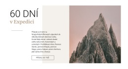 Cestování Na Túry – Šablona Vstupní Stránky