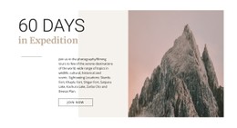 Travel Hike Tours CSS Grid Template