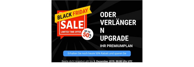 Aktualisieren Sie Ihren Premium-Plan HTML5-Vorlage