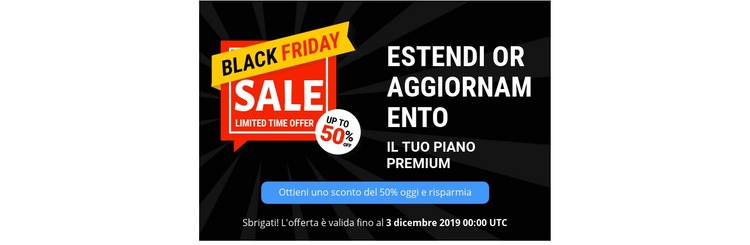 Migliora il tuo piano premium Progettazione di siti web