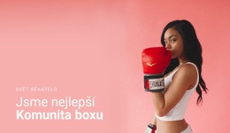 Ukázka Šablony Pro Komunita Sportovního Boxu