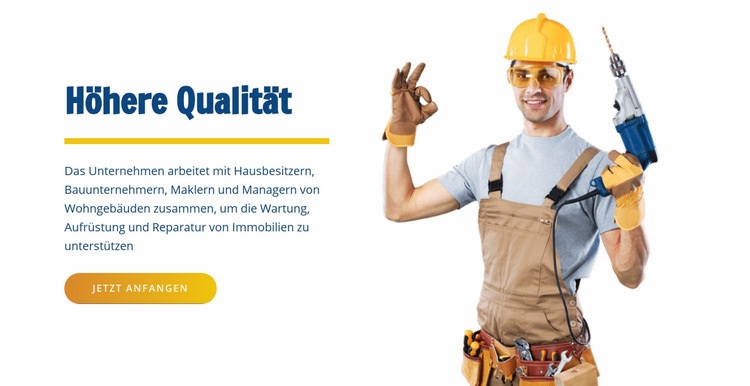 Wir reparieren elektrische Geräte HTML Website Builder