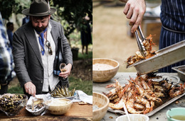 Izgara Festivali Için Yerleşik Çoklu Düzen