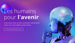 Les Humains Du Futur - HTML5 Website Builder