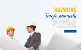 Witryna Internetowa HTML Dla Usługi Inżynieryjne