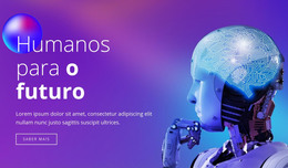 Humanos Do Futuro - Modelo HTML5 Responsivo