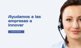 Innovación Y Crecimiento Empresarial: Plantilla HTML5 En Blanco