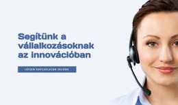 Üzleti Innováció És Növekedés - HTML Sablon Kód