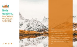 Rucksackreisen – Moderne HTML5-Vorlage