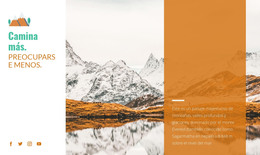 Viajes De Mochilero: Plantilla De Página Web HTML