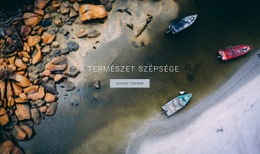 Exkluzív Webhelytervezés Hajózás Kishajókon Számára