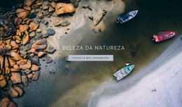 Um Design De Site Exclusivo Para Navegando Em Pequenas Embarcações