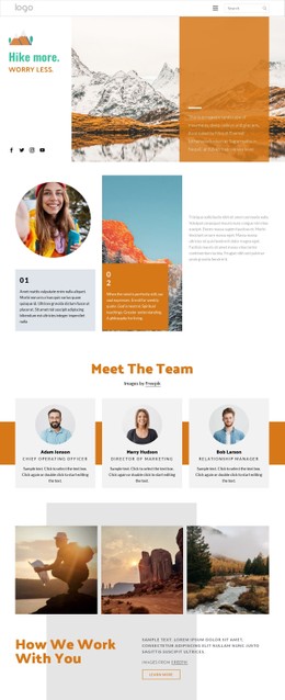 Executive Journeys Simple CSS Template