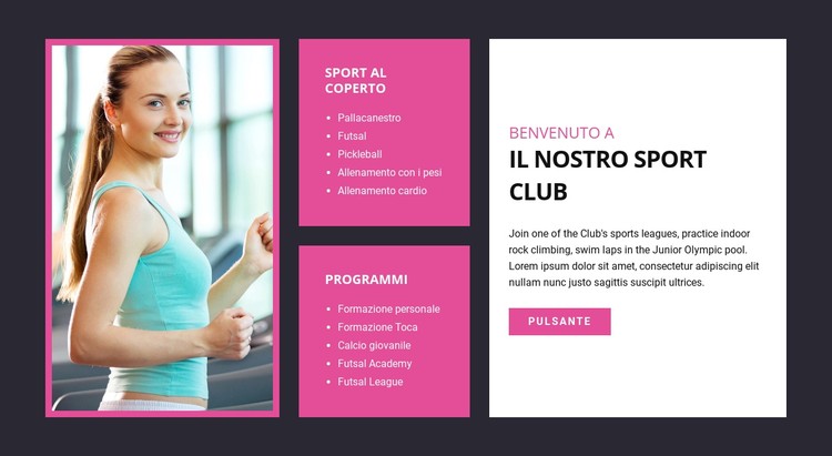 Rimodella il tuo corpo Modello CSS