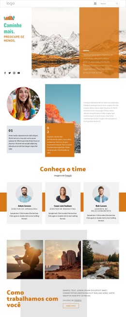 Viagens Executivas Modelo CSS Simples