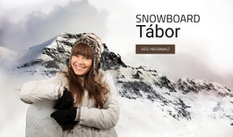 Snowboardový Tábor – Nejlepší Design Webových Stránek