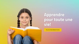 Une Conception De Site Web Exclusive Pour Comment Les Enfants Apprennent