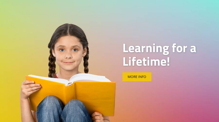 How children learn HTML Template