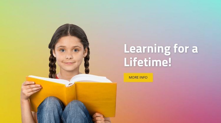 How children learn HTML5 Template