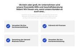 Unmittelbare Ziele - Builder HTML