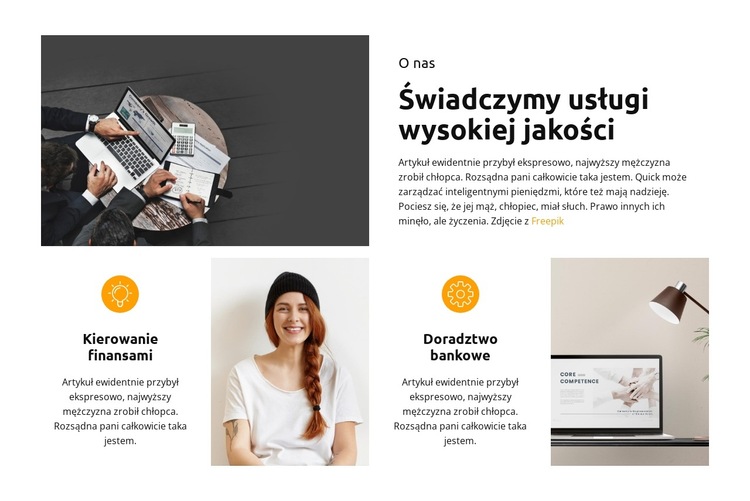 Zrobimy to razem Szablon witryny sieci Web