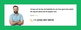 Ring Och Ta Reda På Det - HTML-Webbplatslayout