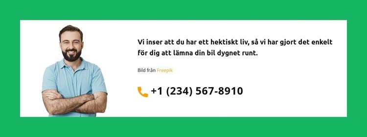 Ring och ta reda på det HTML-mall