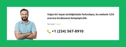 Bir Arama Yapın Ve Öğrenin - Ücretsiz Web Sitesi Şablonu