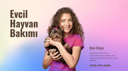 Evcil Hayvan Bakımı Ipuçları - HTML Şablonu Indirme