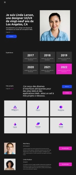 À Propos Du Concepteur Web – Variations De Mise En Page