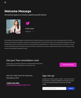 Designer Contacts - HTML Template Download
