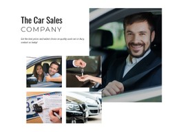 Car Sales Company Store Template