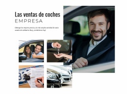 Empresa De Venta De Coches - Diseño De Sitio Moderno