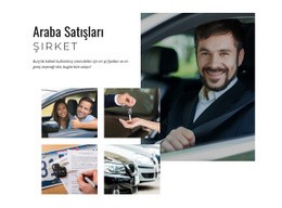 Otomobil Satış Şirketi - Özelleştirilebilir Şablon