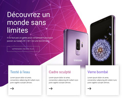 Appareils Technologiques Modernes : Modèle De Site Web Simple