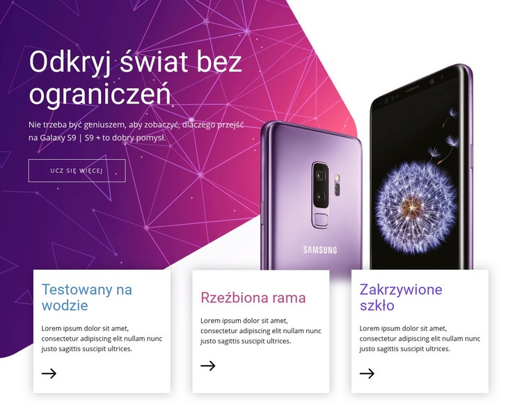 Nowoczesne urządzenia technologiczne Szablony do tworzenia witryn internetowych