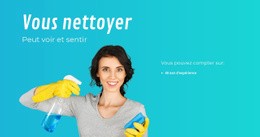 Services De Nettoyage De Maison - Meilleure Maquette De Site Web