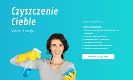 Usługi Sprzątania Domów - Responsywny Projekt Strony Internetowej