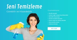 Ev Temizlik Hizmetleri - HTML Ide